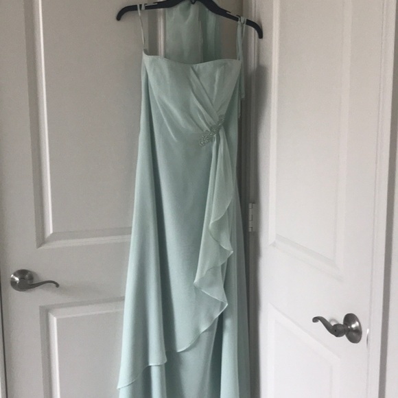 David's Bridal Mint Dress